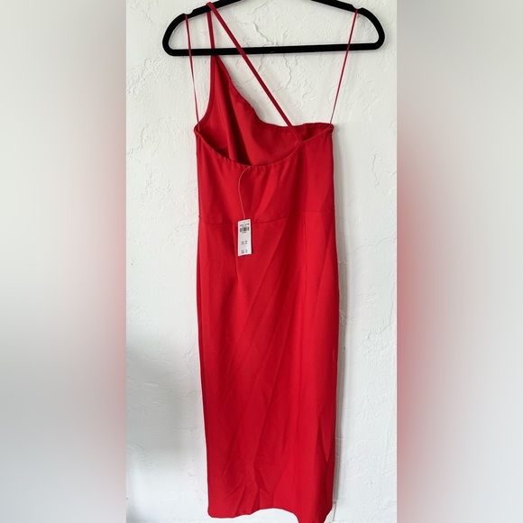 Abercrombie & Fitch Asymmetrical Red Dress - Picture 5 of 8